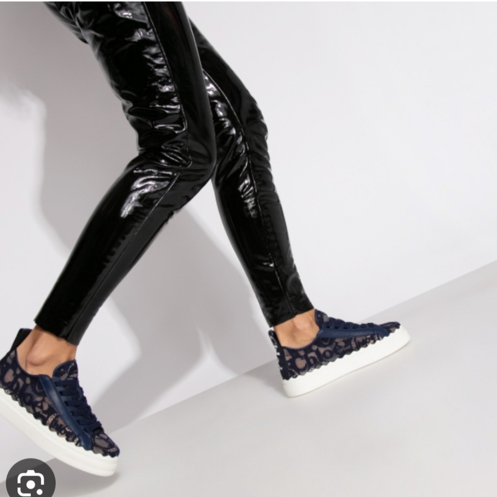 Chloe Laurence lace sneakers